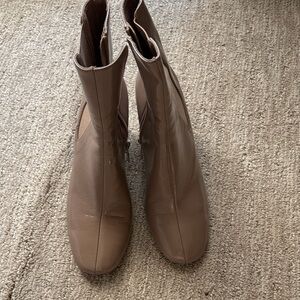Zara Brown Ankle Boots
